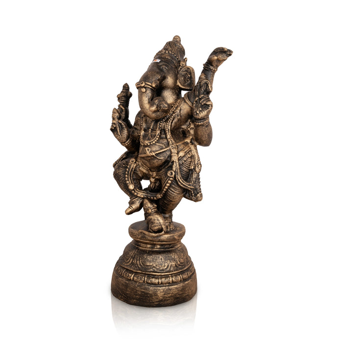 Dancing Ganesh Murti Paper Mache Golu Bommai - 14 X 7 Inches | Giri Golu Doll/ Navaratri Gombe/ Navratri Decor