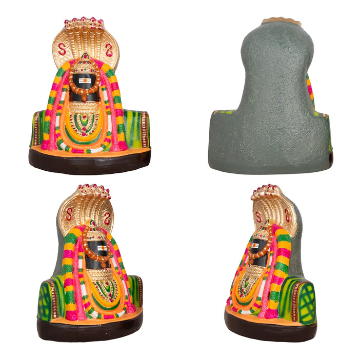Annamalaiyar Unnamalai Amman Paper Mache Golu Bommai Pair - 14 X 11.5 Inches | Giri Golu Doll/ Navaratri Gombe