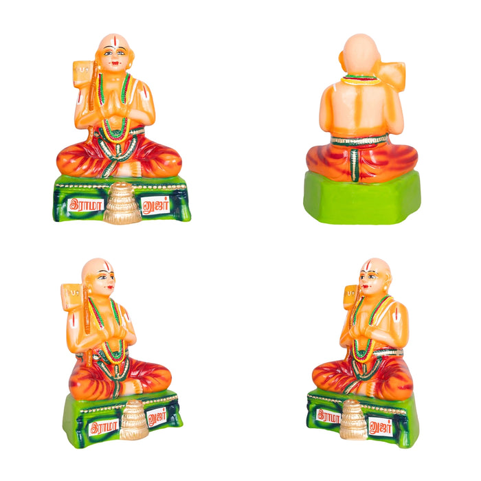 Azhvargal Paper Mache Golu Bommai Set - 12 X 7 Inches | Giri Golu Doll/ Alvars Navaratri Gombe/ Navratri Decor