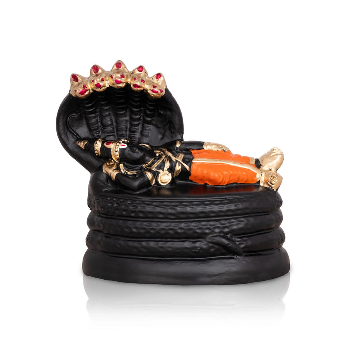 Sri Ranganathar Statue Paper Mache Golu Bommai- 7 X 7.5 Inches | Giri Golu Doll/Navaratri Gombe/Navratri Décor