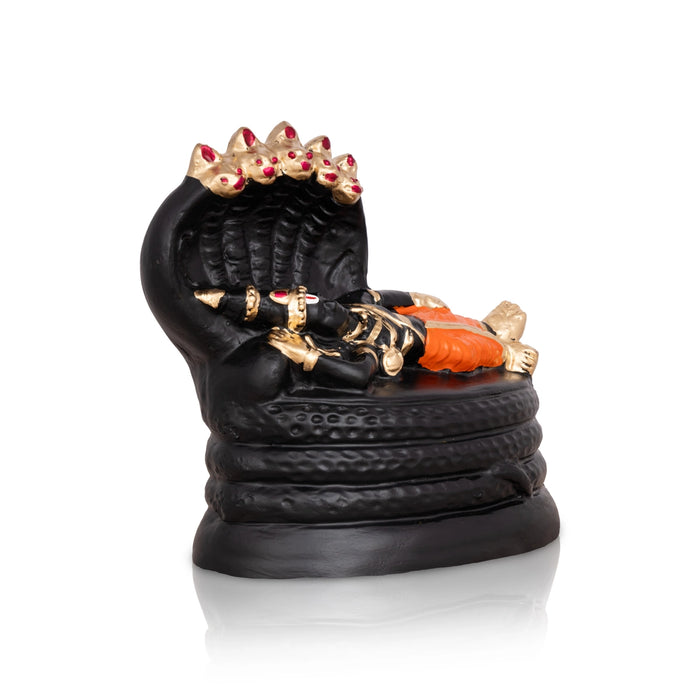 Sri Ranganathar Statue Paper Mache Golu Bommai- 7 X 7.5 Inches | Giri Golu Doll/Navaratri Gombe/Navratri Décor