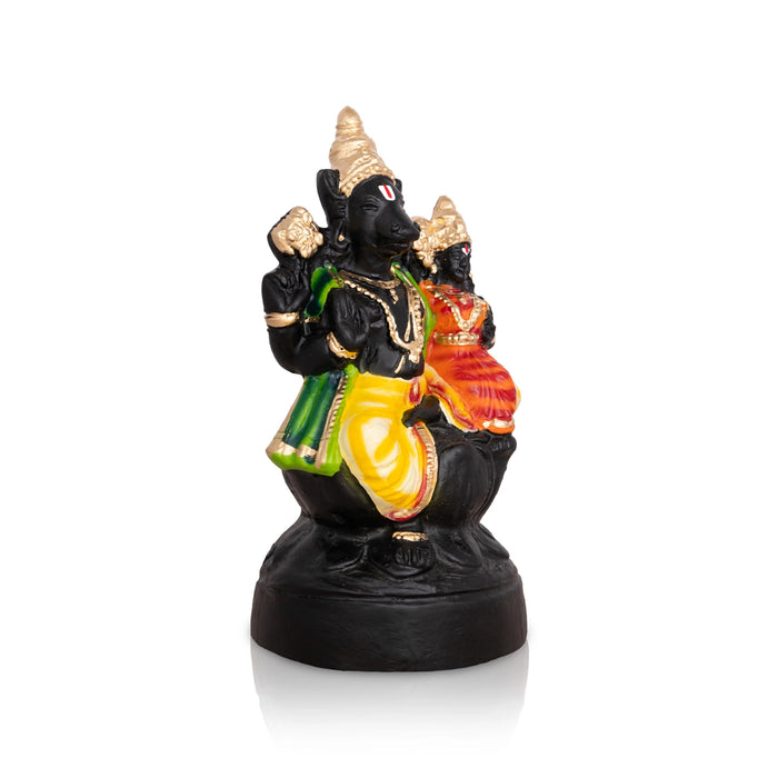 Lakshmi Hayagriva Statue Paper Mache Golu Bommai- 10 X 5 Inches | Giri Golu Doll/Navaratri Gombe/Navratri Décor