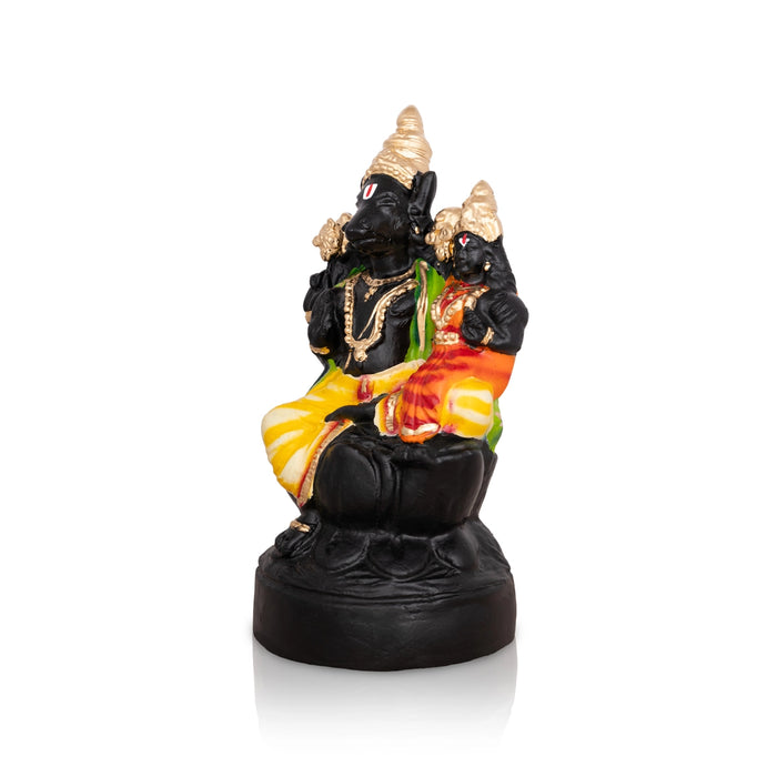 Lakshmi Hayagriva Statue Paper Mache Golu Bommai- 10 X 5 Inches | Giri Golu Doll/Navaratri Gombe/Navratri Décor