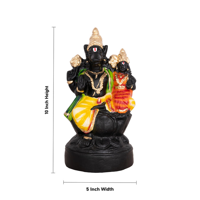 Lakshmi Hayagriva Statue Paper Mache Golu Bommai- 10 X 5 Inches | Giri Golu Doll/Navaratri Gombe/Navratri Décor