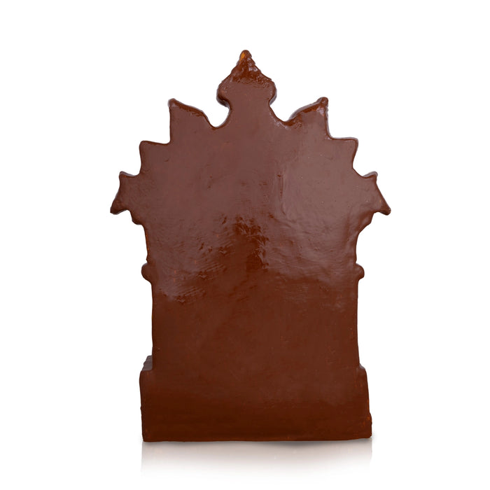 Kolhapur Mahalakshmi Idol Clay Golu Bommai- 13 X 10 Inches | Navaratri Golu Gombe/Giri Golu Doll/Navratri Decor