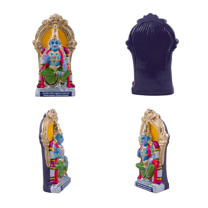 Kanchi Divya Desham Clay Golu Bommai Set - 12 x 6.5 Inches | Giri Golu Doll/ Navaratri Golu Bommalu/Bommai