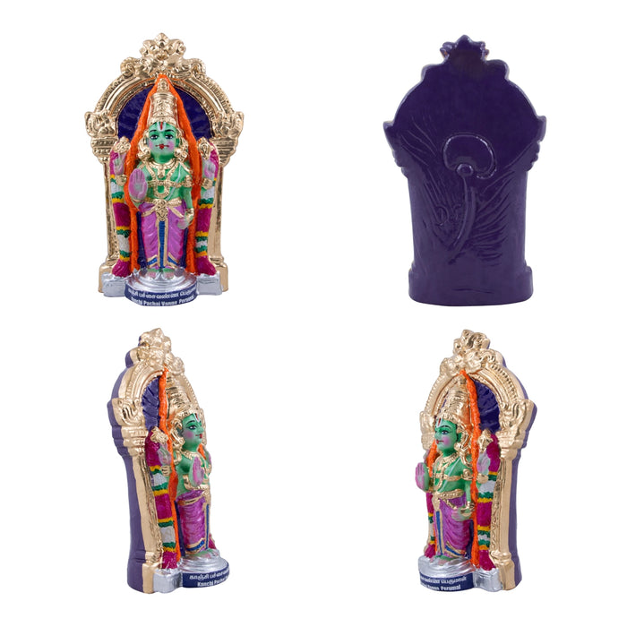 Kanchi Divya Desham Clay Golu Bommai Set - 12 x 6.5 Inches | Giri Golu Doll/ Navaratri Golu Bommalu/Bommai