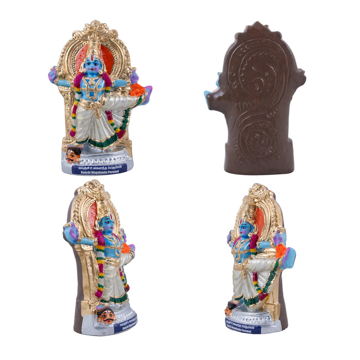 Kanchi Divya Desham Clay Golu Bommai Set - 12 x 6.5 Inches | Giri Golu Doll/ Navaratri Golu Bommalu/Bommai