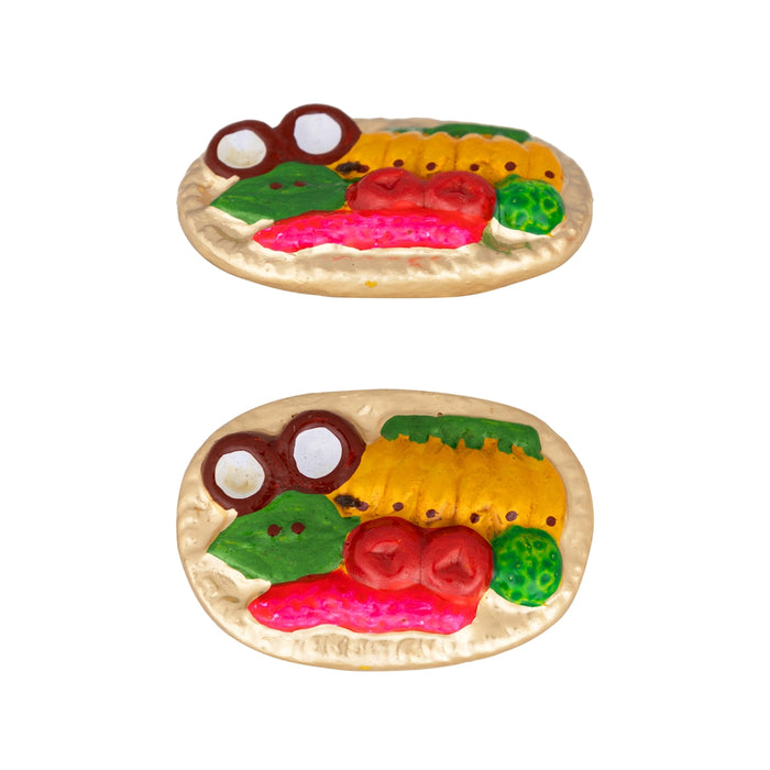 Ganesh Murti With Avvaiyar Clay Golu Bommai Set-10X8 Inches | Navaratri Golu Gombe/Giri Golu Doll/Navratri Decor