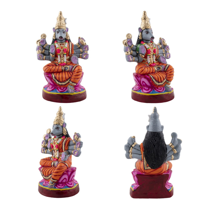 Ashta Varahi Paper Mache Golu Bommai Set - 13 x 9 Inches | Giri Golu Doll/ Navaratri Golu Bomma/Gombe/Bommai