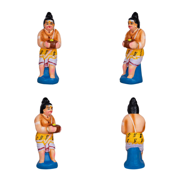 Kanakadhara Clay Golu Bommai Set - 12 X 12 Inches | Navaratri Golu Gombe/ Giri Golu Doll/ Navratri Decoration