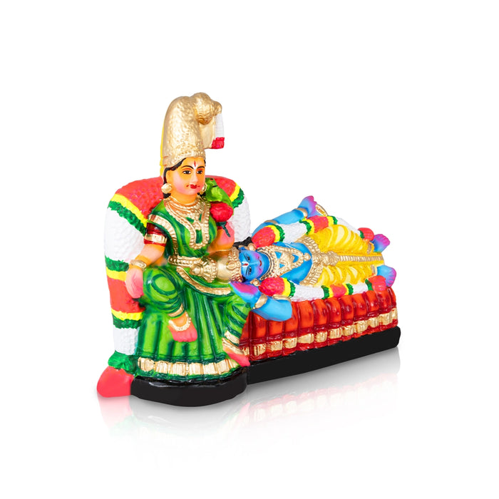 Andal Rangamannar Clay Golu Bommai - 10 X 12 Inches | Giri Golu Doll/ Navaratri Gombe/ Navratri Decor