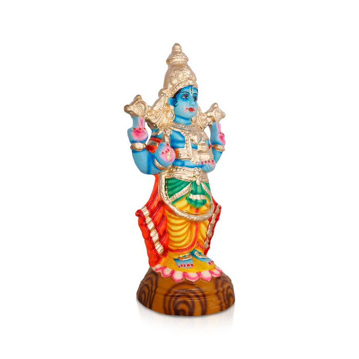 Dhanvantari Clay Golu Bommai - 15 x 7 Inches | Giri Golu Doll/ Navaratri Kolu Bommai/ Dasara Bommalu