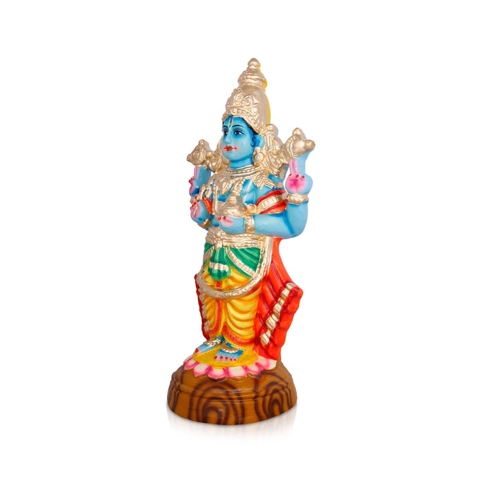 Dhanvantari Clay Golu Bommai - 15 x 7 Inches | Giri Golu Doll/ Navaratri Kolu Bommai/ Dasara Bommalu
