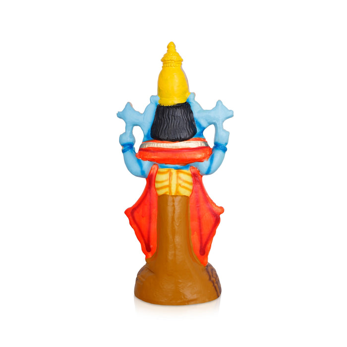 Dhanvantari Clay Golu Bommai - 15 x 7 Inches | Giri Golu Doll/ Navaratri Kolu Bommai/ Dasara Bommalu