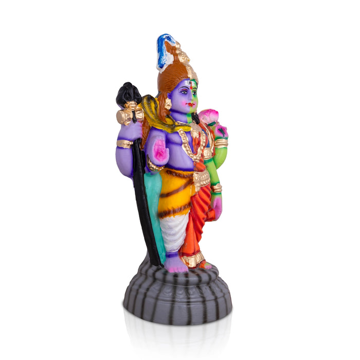 Ardhanareeshwarar Clay Golu Bommai - 12 x 6 Inches | Giri Dasara Doll/ Navaratri Golu Bommalu/ Kolu Bommai