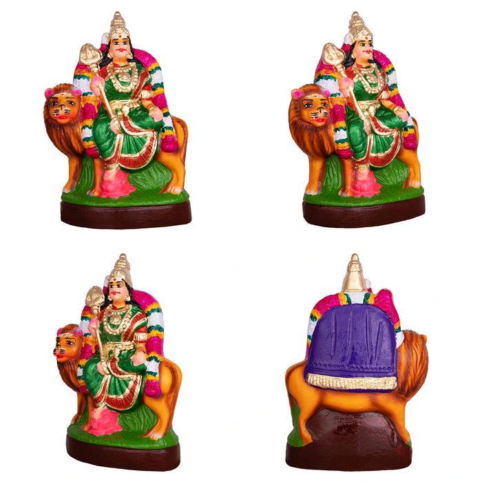 Pancha Moorthigal Clay Golu Bommai Set- 9 X 7 Inches | Navaratri Golu Gombe/Giri Golu Doll/Navratri Decoration