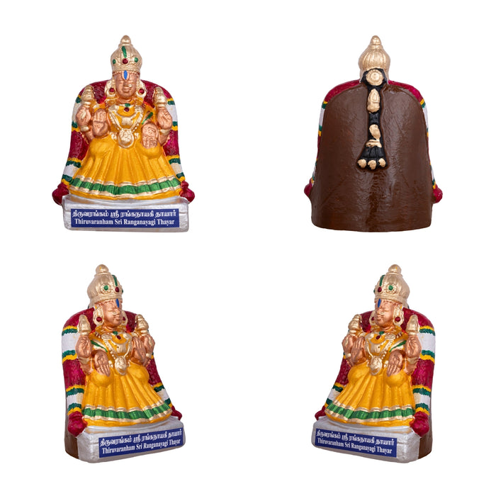 Nava Sri Thayar Clay Golu Bommai Set - 9 X 8 Inches | Navaratri Golu Gombe/ Giri Golu Doll/ Navratri Decor