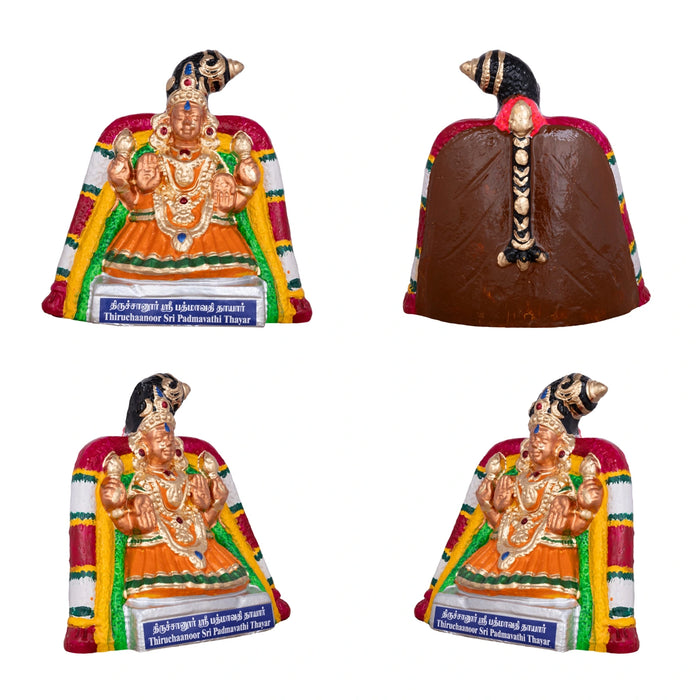 Nava Sri Thayar Clay Golu Bommai Set - 9 X 8 Inches | Navaratri Golu Gombe/ Giri Golu Doll/ Navratri Decor