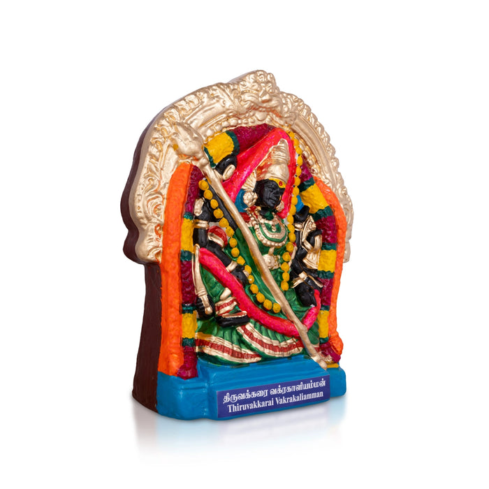 Thiruvakkarai Vakrakali Clay Golu Bommai- 11 X 8 Inches | Navaratri Golu Gombe/ Giri Golu Doll/ Navratri Decor