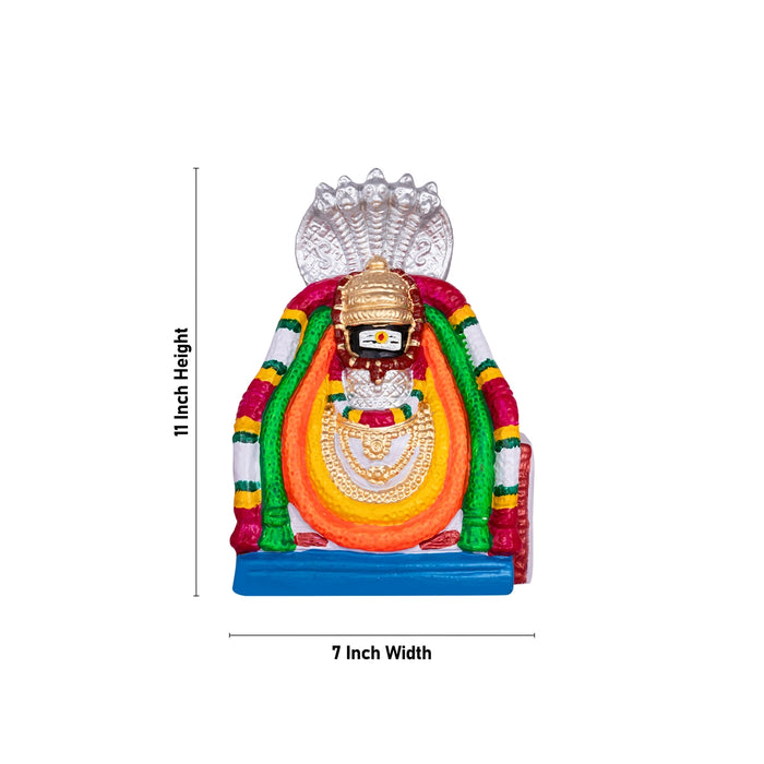 Shiv Ling Murti Pradosham Clay Golu Bommai Set - 11 X 7 Inches | Navaratri Golu Gombe/ Giri Golu Doll
