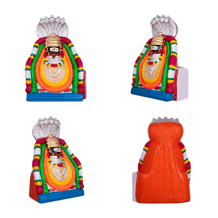Shiv Ling Murti Pradosham Clay Golu Bommai Set - 11 X 7 Inches | Navaratri Golu Gombe/ Giri Golu Doll