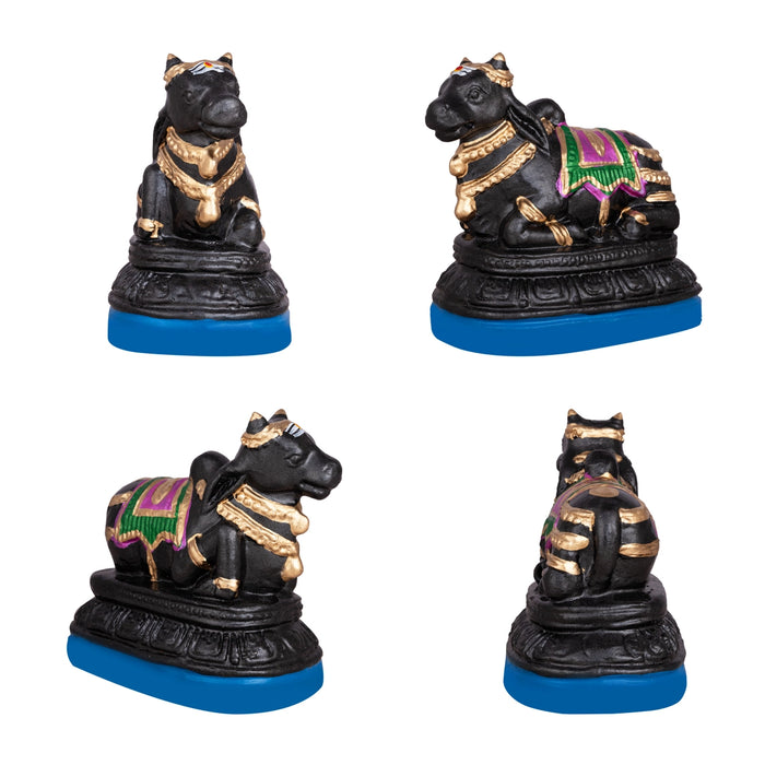 Shiv Ling Murti Pradosham Clay Golu Bommai Set - 11 X 7 Inches | Navaratri Golu Gombe/ Giri Golu Doll