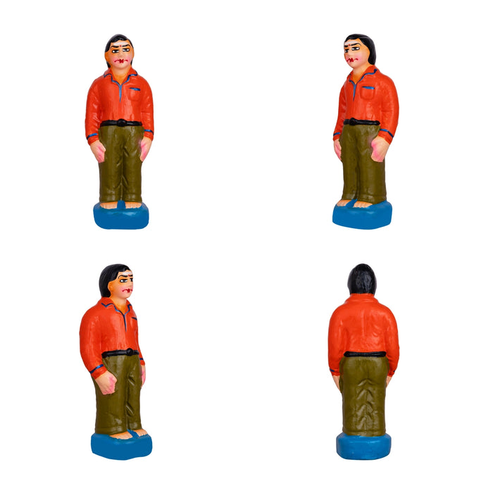 Shiv Ling Murti Pradosham Clay Golu Bommai Set - 11 X 7 Inches | Navaratri Golu Gombe/ Giri Golu Doll