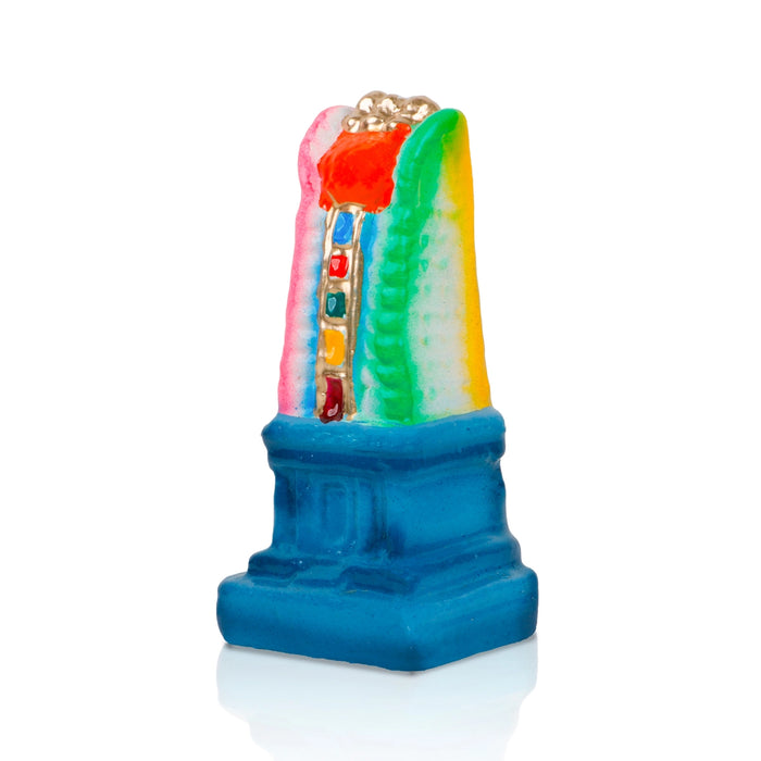 Gopuram Clay Golu Bommai - 4 Inches | Giri Golu Doll/ Navaratri Golu Bomma/Gombe/Bommai
