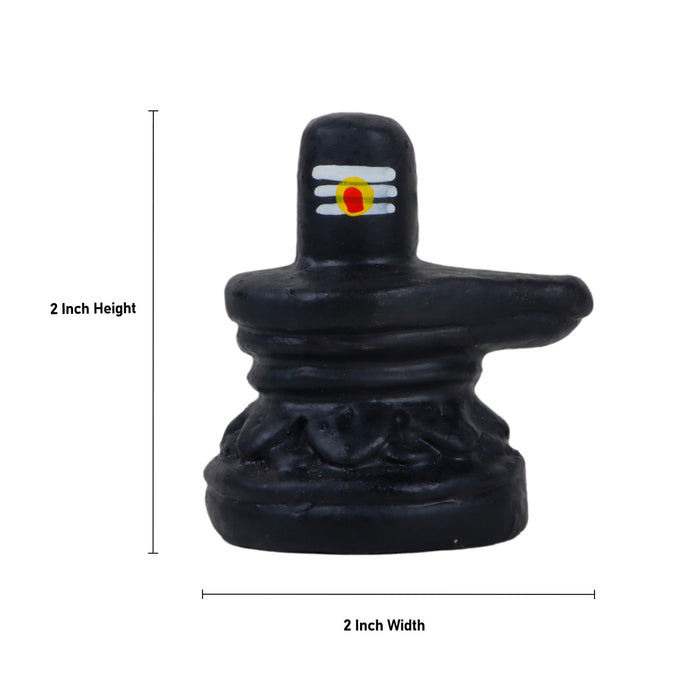 Nandi Lingam Clay Golu Bommai Pair - 2 Inches | Giri Golu Doll/ Navaratri Golu Bomma/Gombe/Bommai