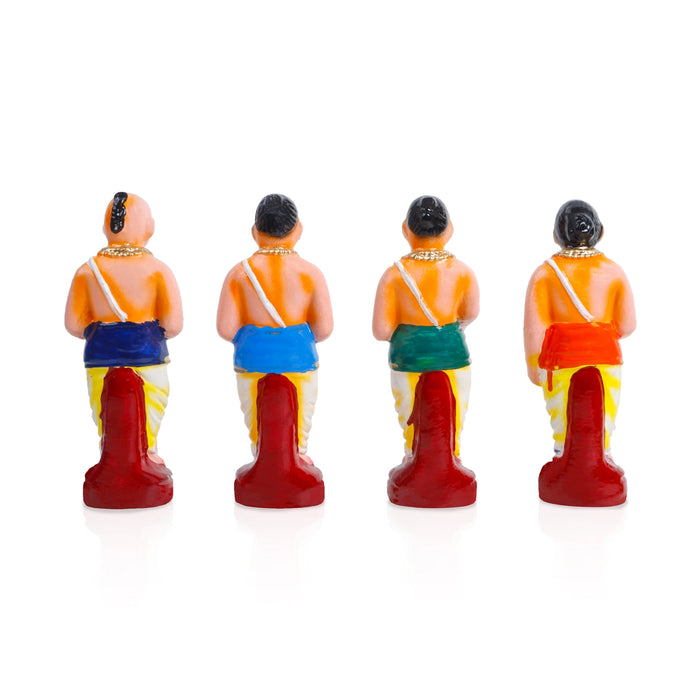 Pushpayagam Clay Golu Bommai Set - 10 x 10.5 Inches | Giri Golu Doll/ Navaratri Golu Bomma/ Gombe/ Bommai