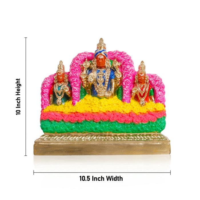 Pushpayagam Clay Golu Bommai Set - 10 x 10.5 Inches | Giri Golu Doll/ Navaratri Golu Bomma/ Gombe/ Bommai