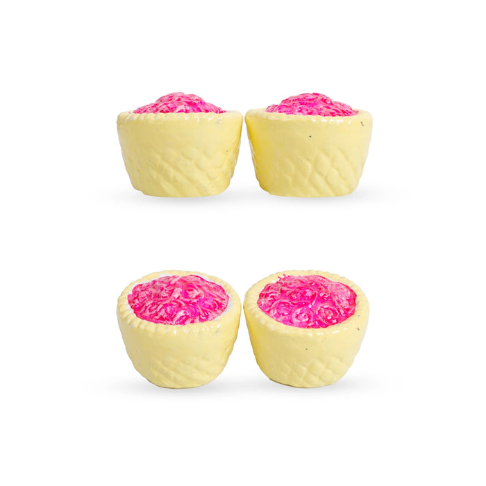 Pushpayagam Clay Golu Bommai Set - 10 x 10.5 Inches | Giri Golu Doll/ Navaratri Golu Bomma/ Gombe/ Bommai