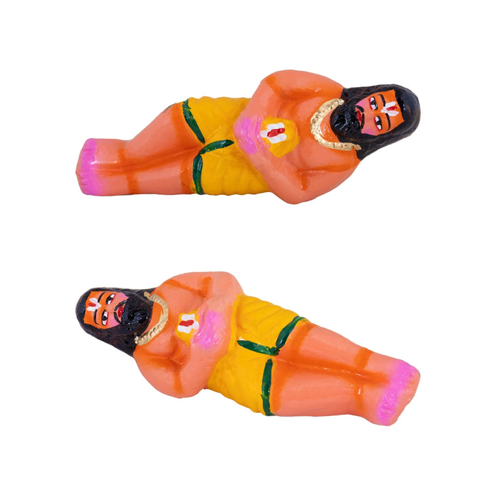 Thirupati Malai Clay Golu Bommai Set - 12 x 10 Inches | Giri Golu doll/ Navaratri Golu Bomma/ Dasara Doll