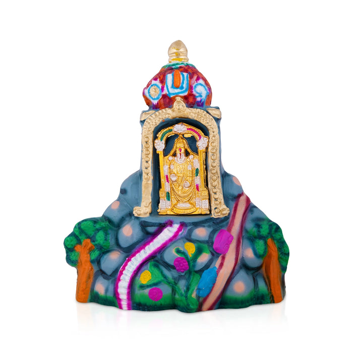 Thirupati Malai Clay Golu Bommai Set - 12 x 10 Inches | Giri Golu doll/ Navaratri Golu Bomma/ Dasara Doll