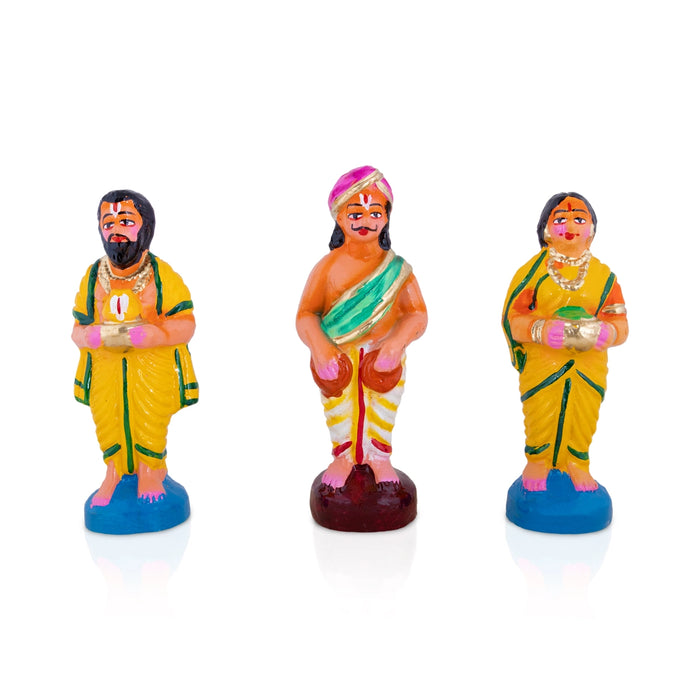 Thirupati Malai Clay Golu Bommai Set - 12 x 10 Inches | Giri Golu doll/ Navaratri Golu Bomma/ Dasara Doll