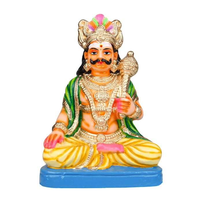Maya Bazar Clay Golu Bommai Set - 14 x 9 Inches | Giri Golu Doll/ Navaratri Golu Bomma/ Bommai/ Gombe