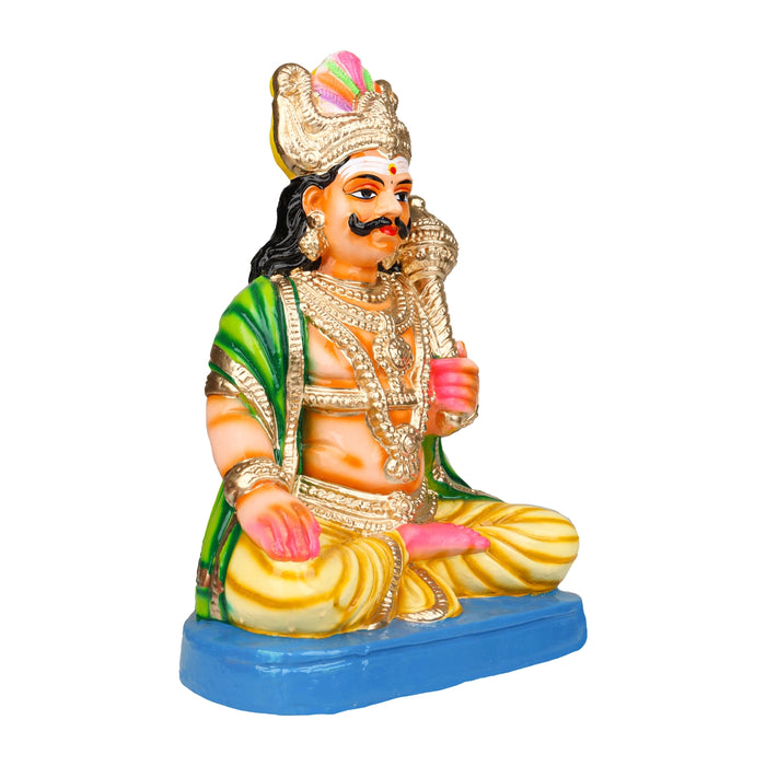 Maya Bazar Clay Golu Bommai Set - 14 x 9 Inches | Giri Golu Doll/ Navaratri Golu Bomma/ Bommai/ Gombe
