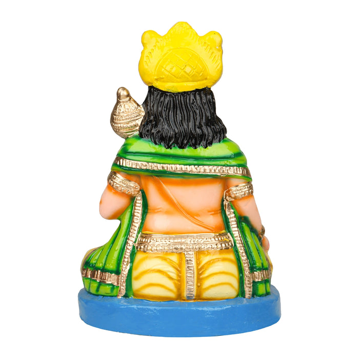 Maya Bazar Clay Golu Bommai Set - 14 x 9 Inches | Giri Golu Doll/ Navaratri Golu Bomma/ Bommai/ Gombe