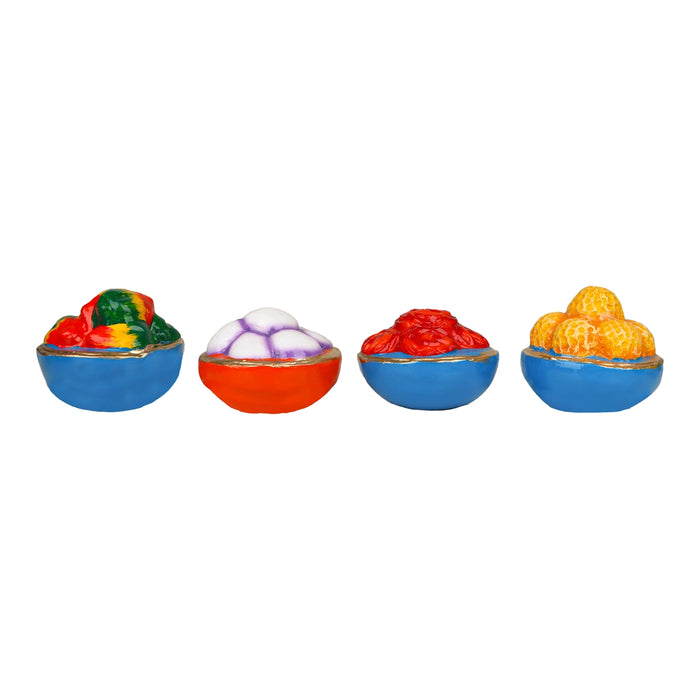 Maya Bazar Clay Golu Bommai Set - 14 x 9 Inches | Giri Golu Doll/ Navaratri Golu Bomma/ Bommai/ Gombe
