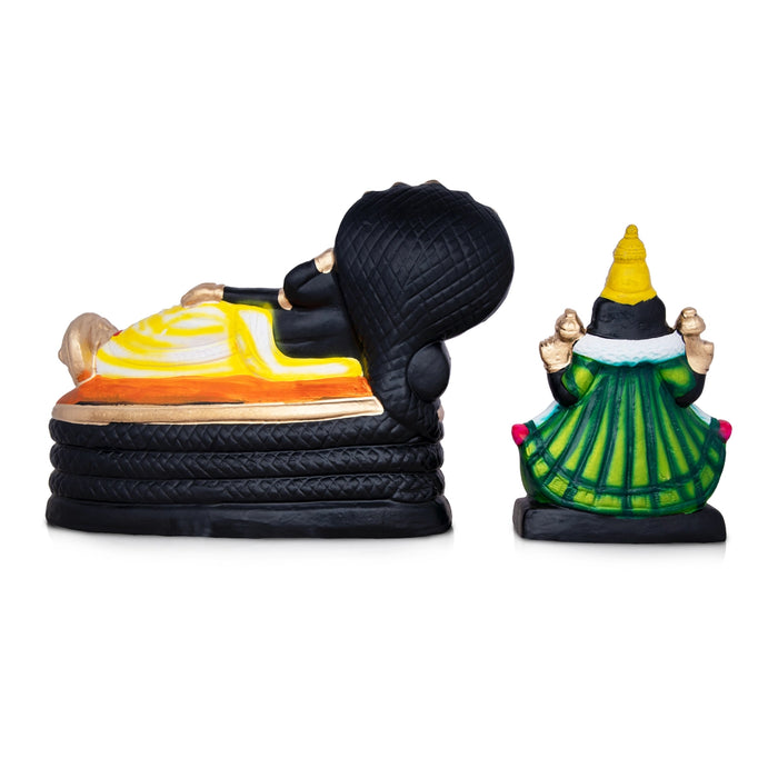 Sayana Narasimhar Clay Golu Bommai Pair - 10 x 13 Inches | Giri Golu Doll/ Navaratri Golu Bomma/ Bommai/ Gombe