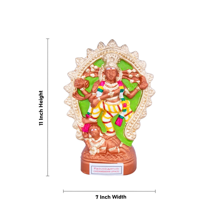 Pancha Bootha Sthalangal Clay Golu Bommai Set - 11 x 7 Inches | Giri Golu Doll/ Gombe/ Navaratri Golu Bomma
