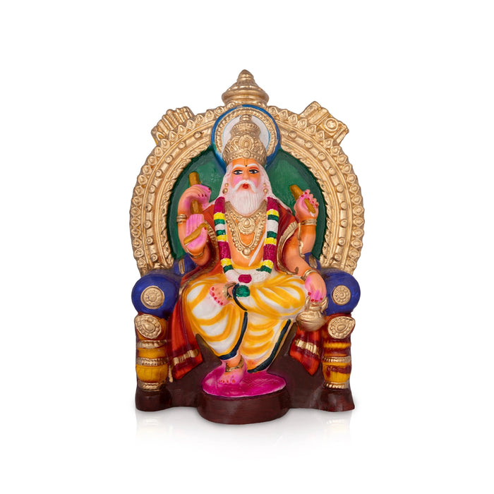 Vishwakarma Clay Golu Bommai Set - 13 x 10 Inches | Giri Golu doll/ Navaratri Kolu Bomma/ Dasara Doll/ Gombe