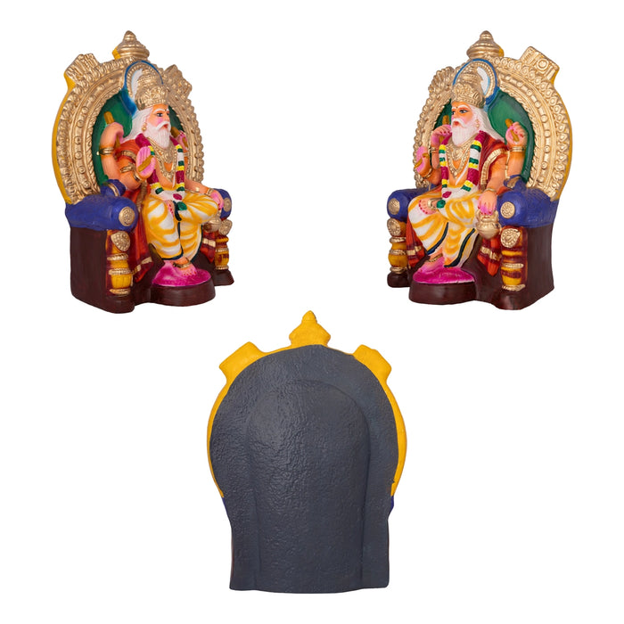Vishwakarma Clay Golu Bommai Set - 13 x 10 Inches | Giri Golu doll/ Navaratri Kolu Bomma/ Dasara Doll/ Gombe