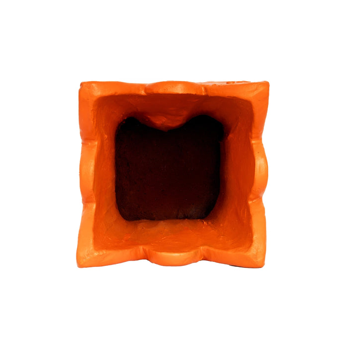 Tulasi Maadam - 8 x 6 Inches | Clay Tulsi Plant/ Tulasi Brindavanam / Holy Basil Maadam for Home & Pooja Decor