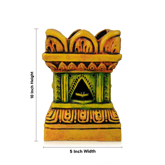 Tulasi Maadam Clay Golu Bommai - 10 x 5 Inches | Giri Golu Doll/ Navaratri Golu Bomma/Gombe/Bommai