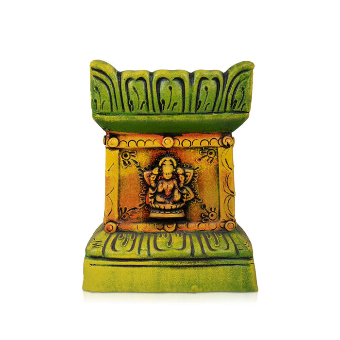 Tulasi Maadam Clay Golu Bommai - 13 x 6.5 Inches | Giri Golu Doll/ Navaratri Golu Bomma/Gombe/Bommai