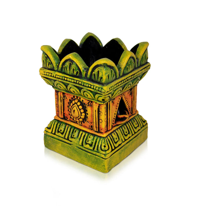 Tulasi Maadam Clay Golu Bommai - 12 x 6 Inches | Giri Golu Doll/ Navaratri Golu Bomma/Gombe/Bommai