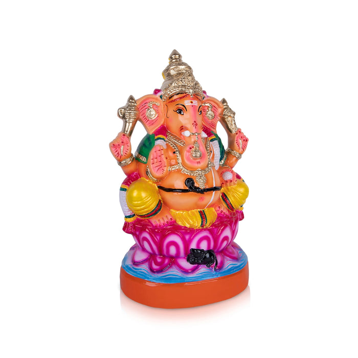 Ganesh Murti Paper Mache Golu Bommai - 21 X 14 Inches | Giri Golu Doll/ Navaratri Gombe/ Navratri Decor