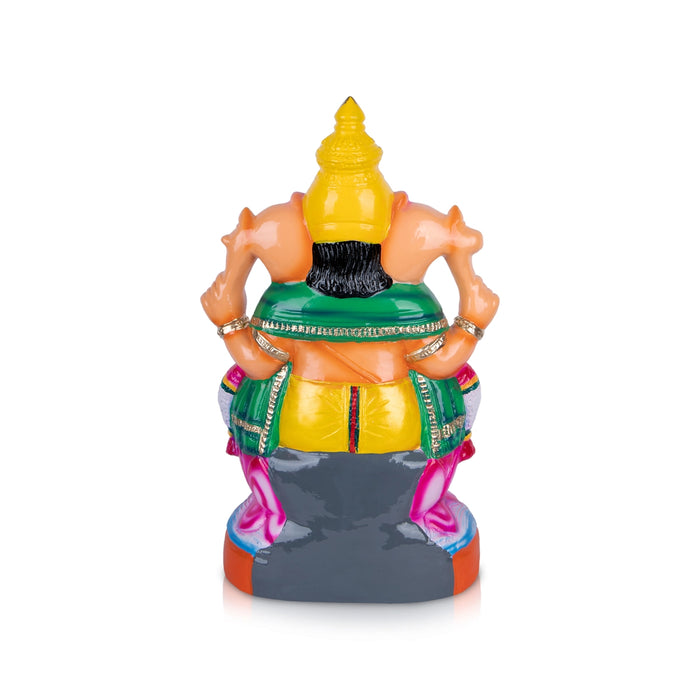 Ganesh Murti Paper Mache Golu Bommai - 21 X 14 Inches | Giri Golu Doll/ Navaratri Gombe/ Navratri Decor